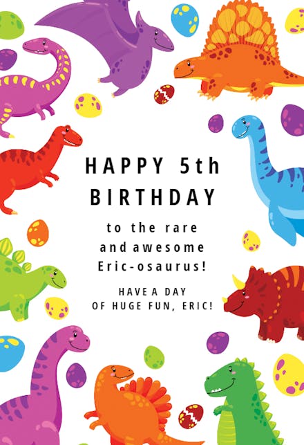 Gotta Dig Dinos - Birthday Card