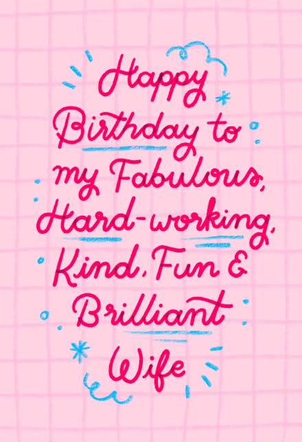 Birthday Cards For Wife (Free) Greetings Isl