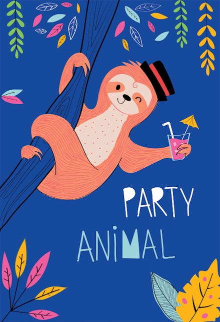 Hanging Out - Tarjeta De Cumpleaños