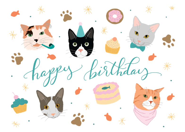 Happy cats - Birthday Card (Free) | Greetings Island