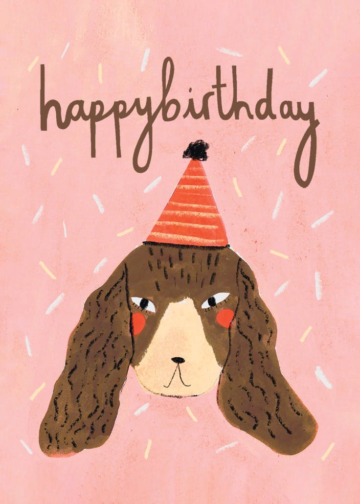 Happy your pawday - happy birthday card