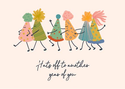 Hats off - Birthday Card