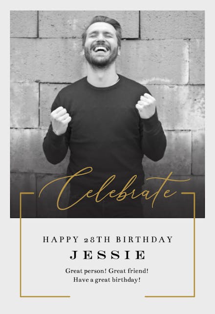 In Your Honor - Happy Birthday Card