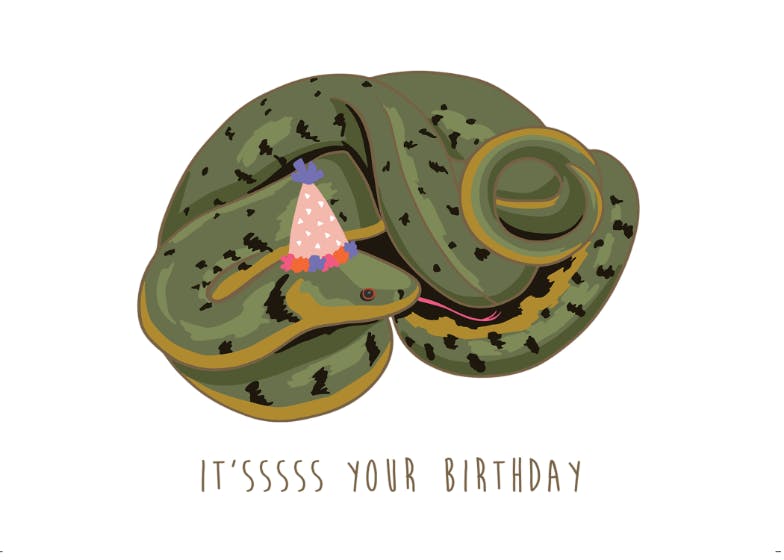 Itsss your birthday -   funny birthday card