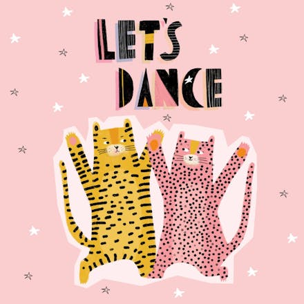 Let's dance - miss you card