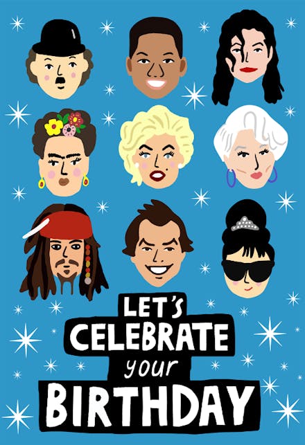 Lets celebrate your birthday - Birthday Card