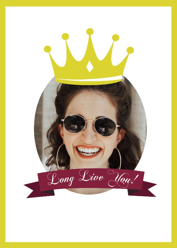 Long live you -   funny birthday card