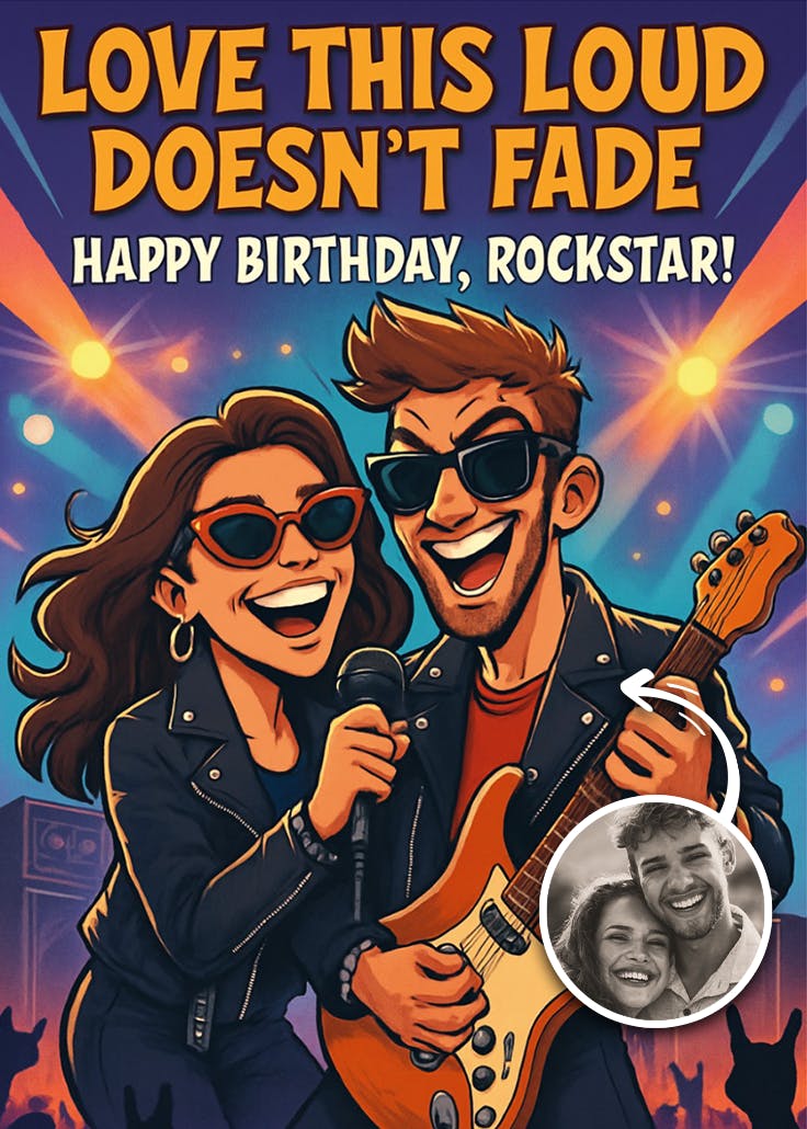 Loud love - tarjeta de cumpleaños
