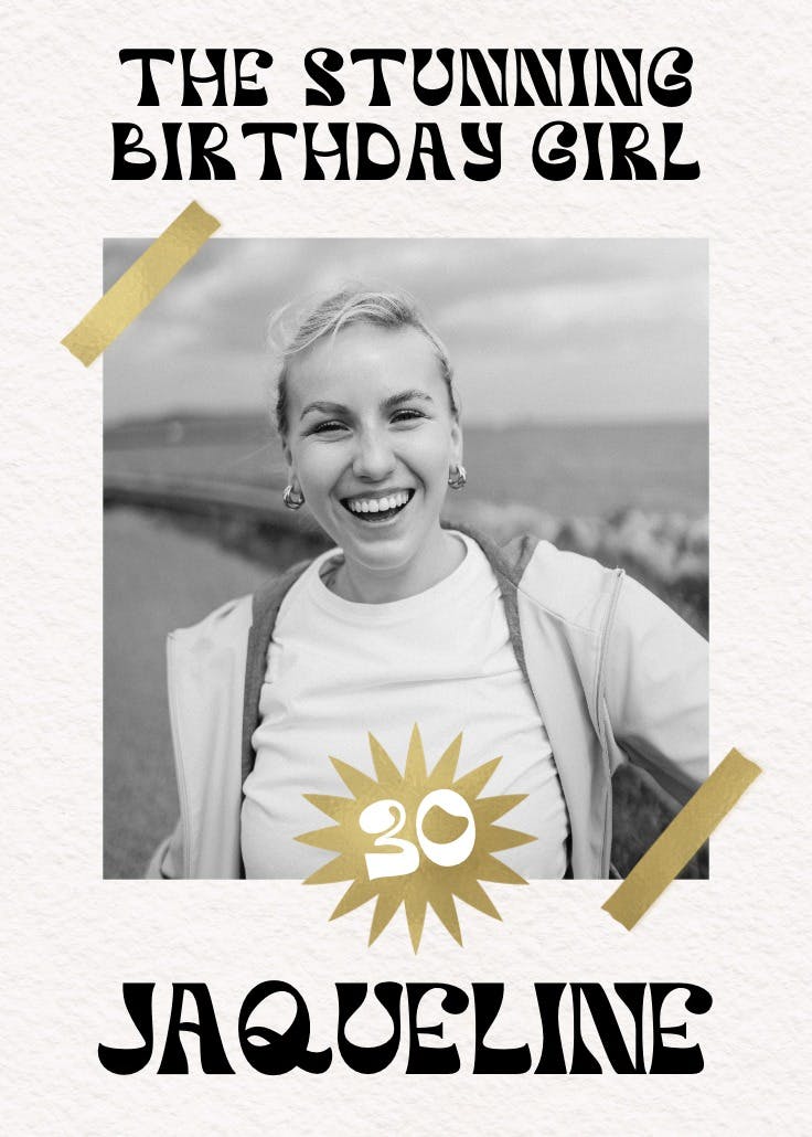 Mirrored plans - tarjeta de cumpleaños