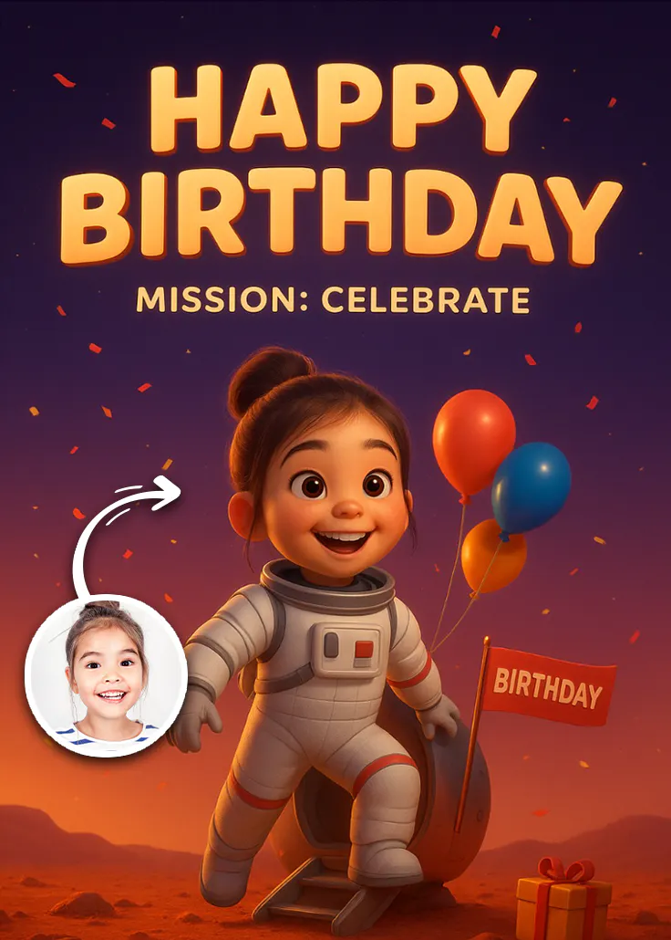 Mission: celebrate - geburtstagskarte