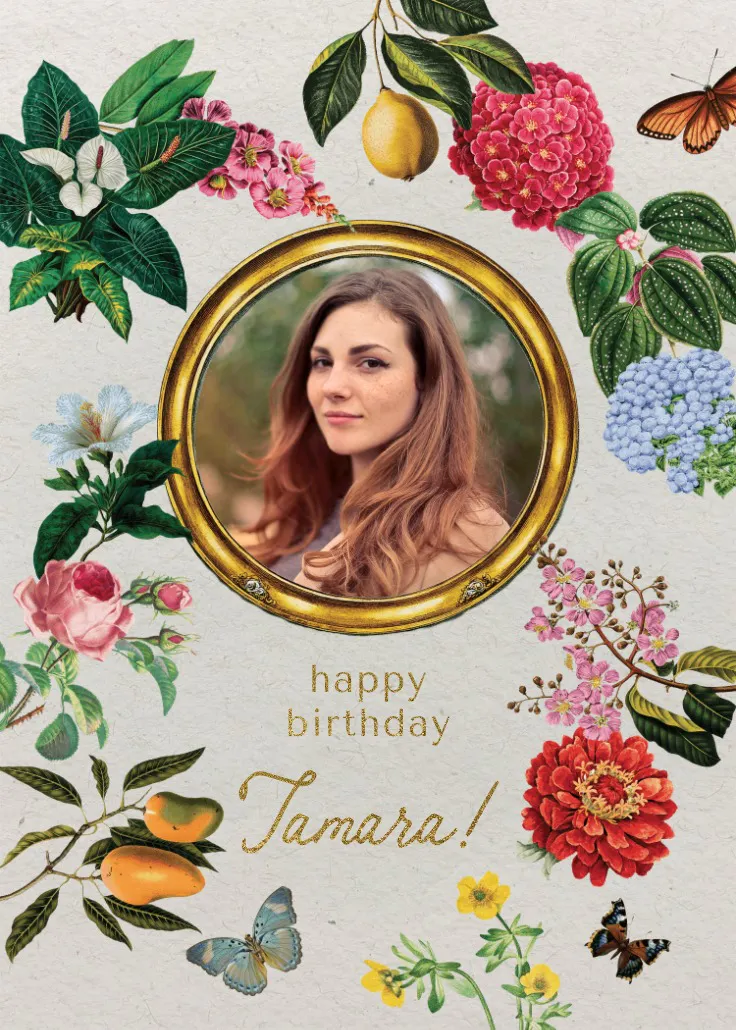 Birthday magic photo - cartão de aniversário