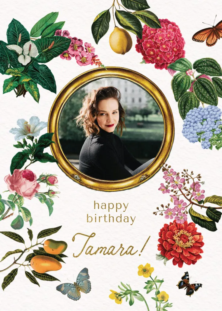 Birthday magic photo - biglietto di compleanno