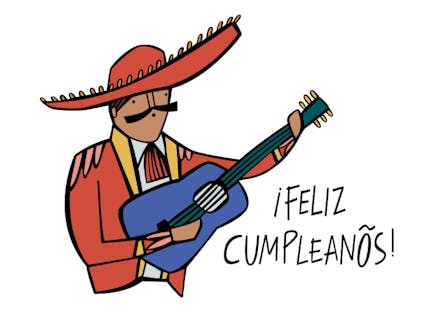 Muchos Años - Birthday Card