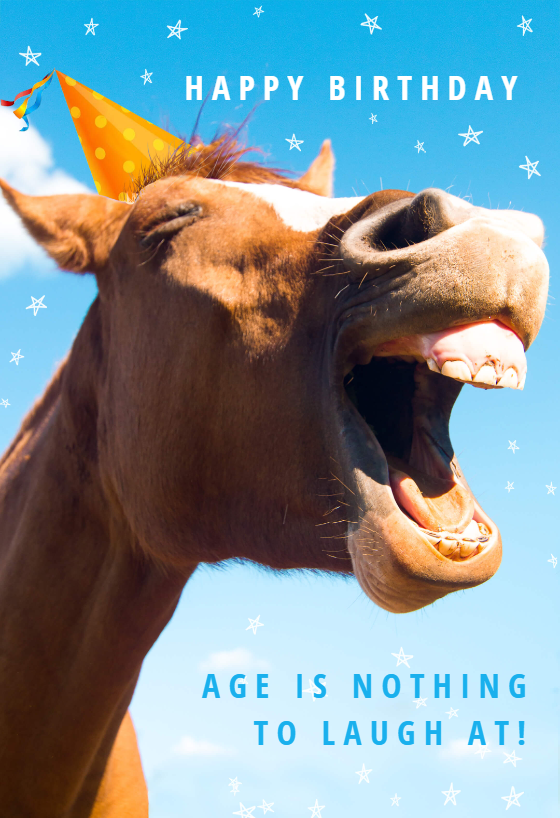 Nothing to laugh at - Free Birthday Card | Greetings Island