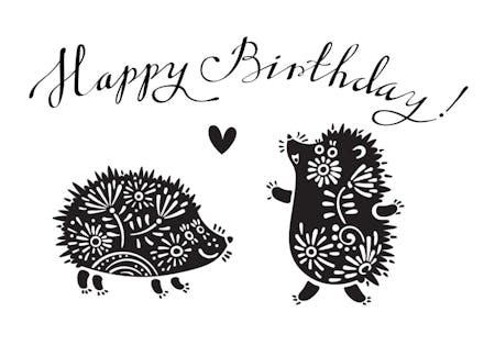 Pining away - birthday card