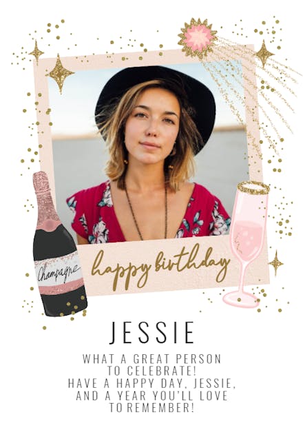 Pop and Fizz - Birthday Card