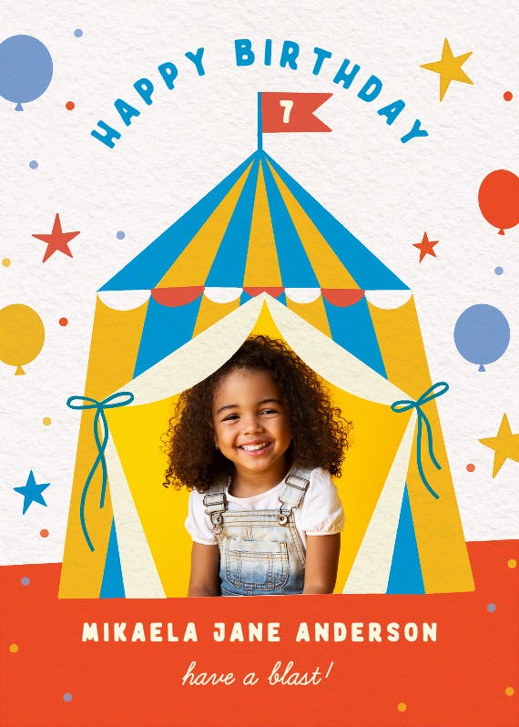 Ready for party - happy birthday card