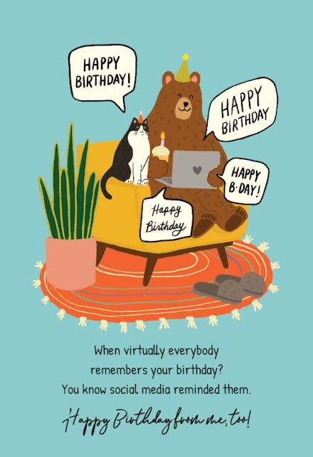 Screen Time - Birthday Card