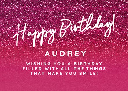 Shiny - Birthday Card