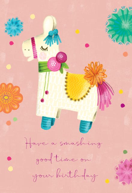 Shower of candies - Birthday Card