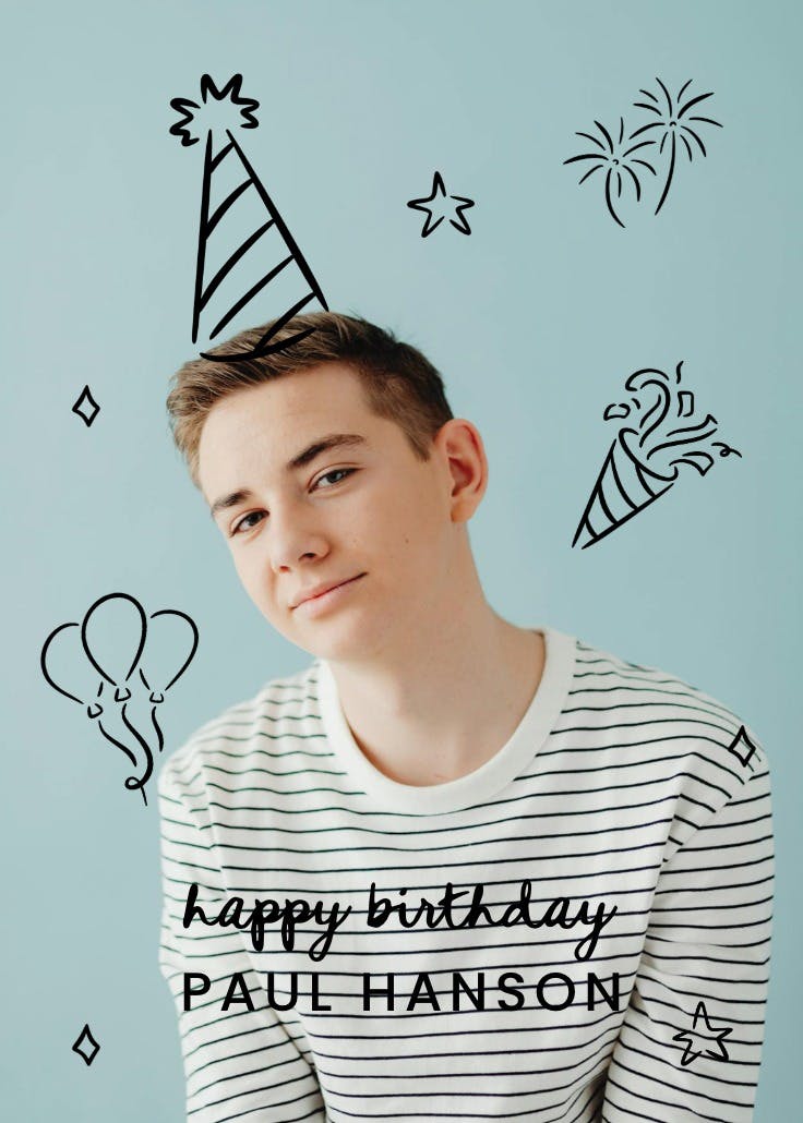 Sketchbook - tarjeta de cumpleaños