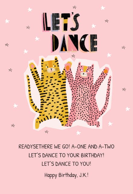 Smooth Moves - Birthday Card