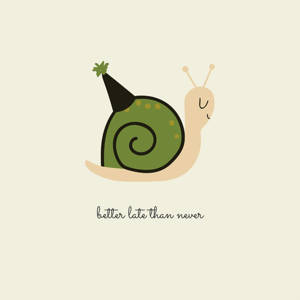 Snail mail -  tarjeta de cumpleaños
