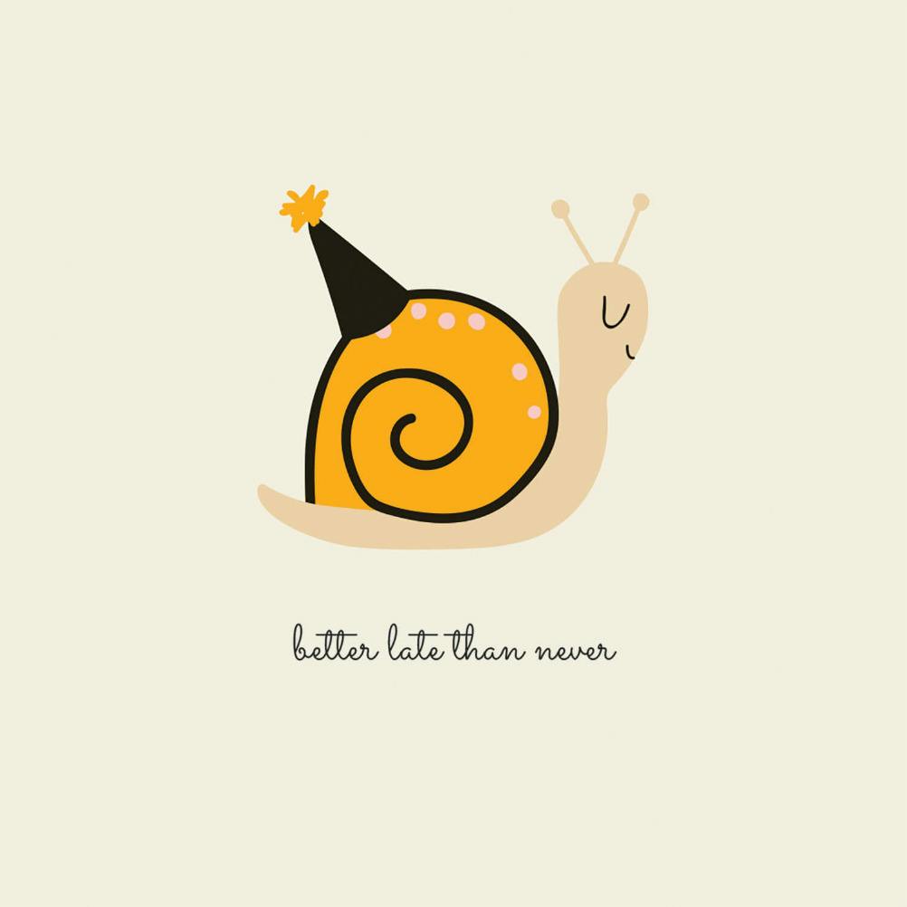 Snail mail - birthday card