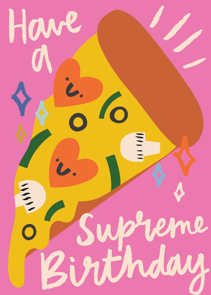 Supremem birthday - happy birthday card