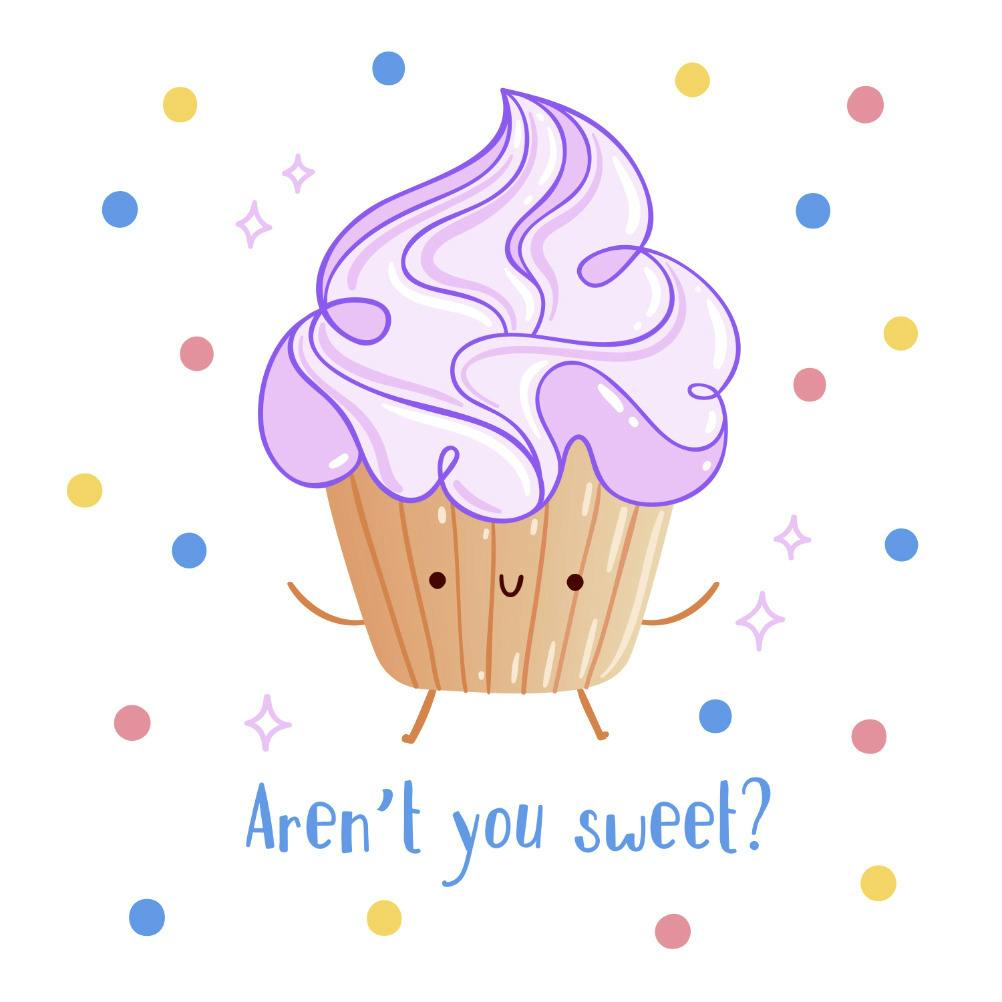 Sweet as sugar - happy birthday card
