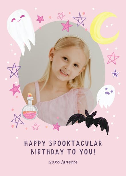 Sweet spooky - halloween card