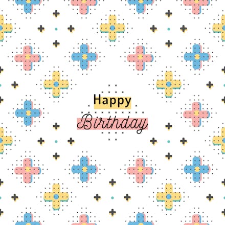 Think Positive - Birthday Card