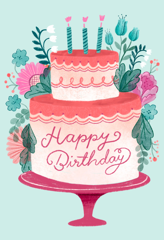 DIY Pop Up Cake Card  Easy Birthday Card  GREETING cards for Birthday   YouTube