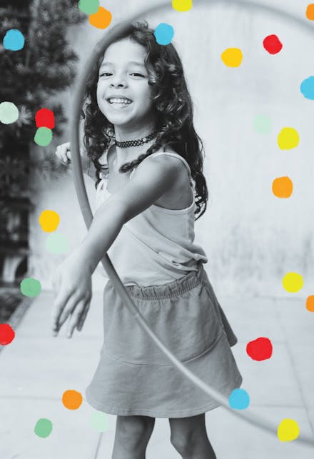 Whimsical Polka Dots - Birthday Card