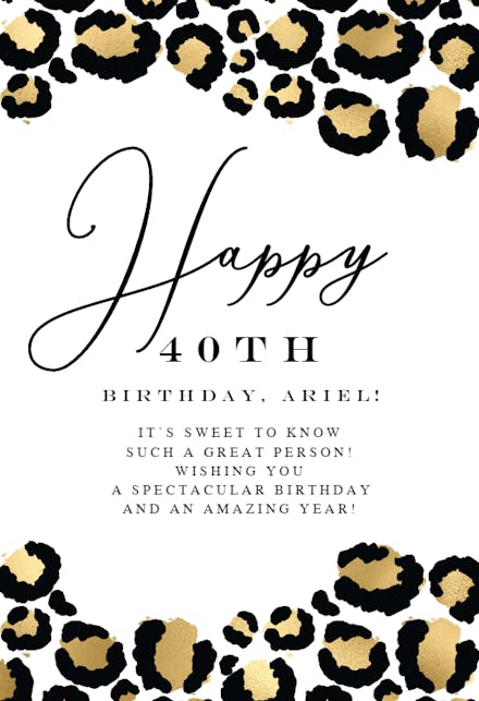 Wildy Sweet - Birthday Card