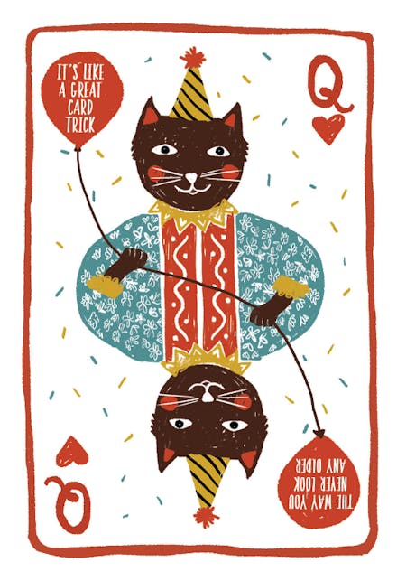 Winning Hand - Birthday Card