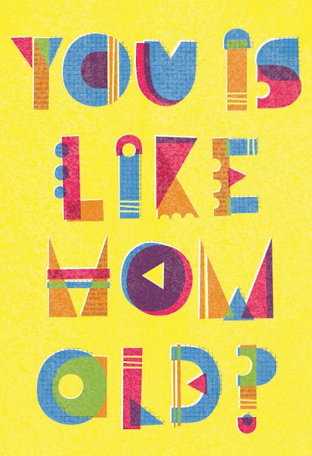 You is like - Birthday Card