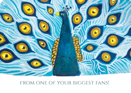 Your biggest fan - Tarjeta De Cumpleaños