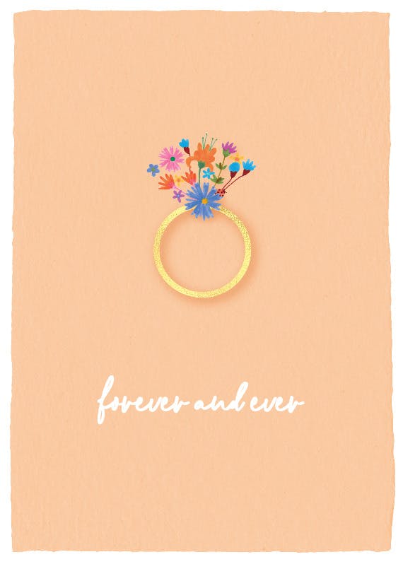Forever and ever - card for all occasions