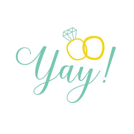 Yay - engagement congratulations card