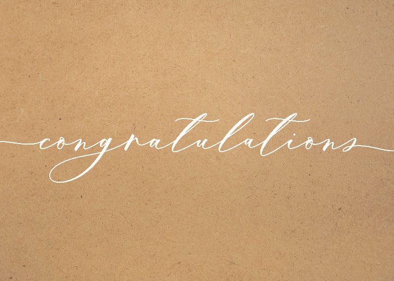 Cathiy betiey - congratulations card