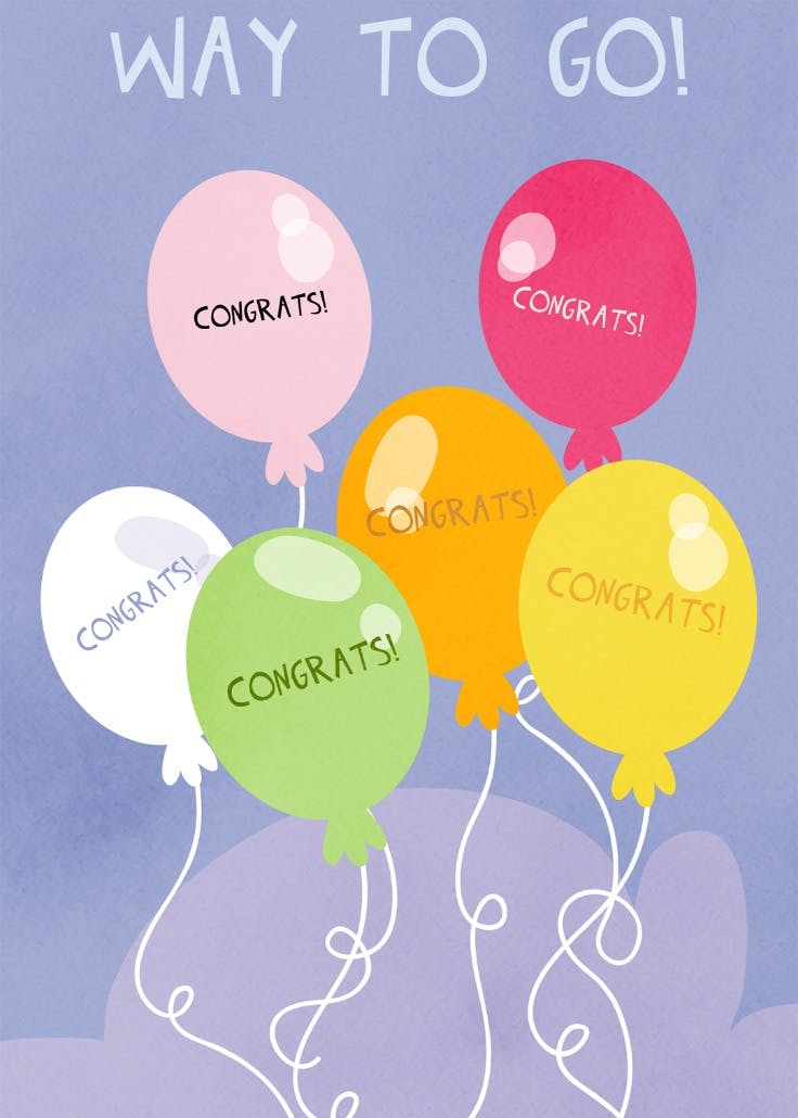 Congratulation on your new job - congratulations card