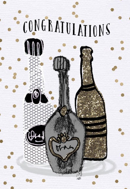 Libations - Congratulations Card