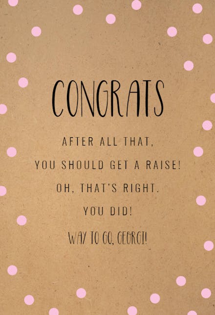 Nicely Krafted - Congratulations Card