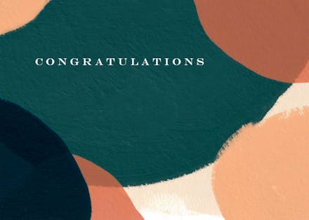 Paintery - Congratulations Card