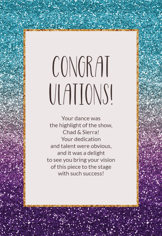 Panel in Panel - Congratulations Card | Greetings Island