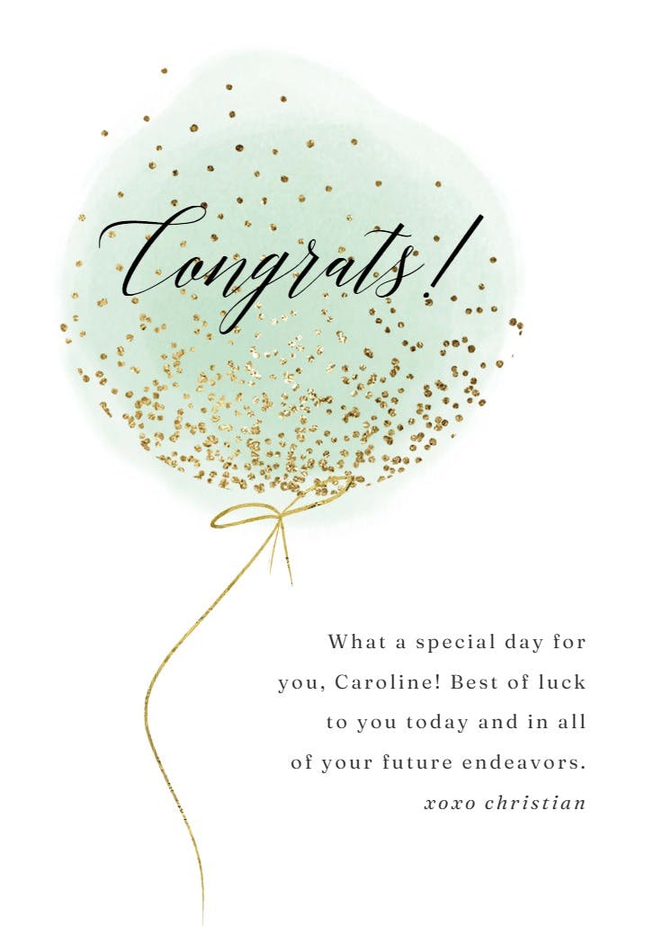 Ready for confetti - tarjeta de felicitación
