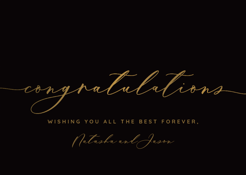 Nocturnal Flowers - Free Wedding Congratulations Card | Greetings Island