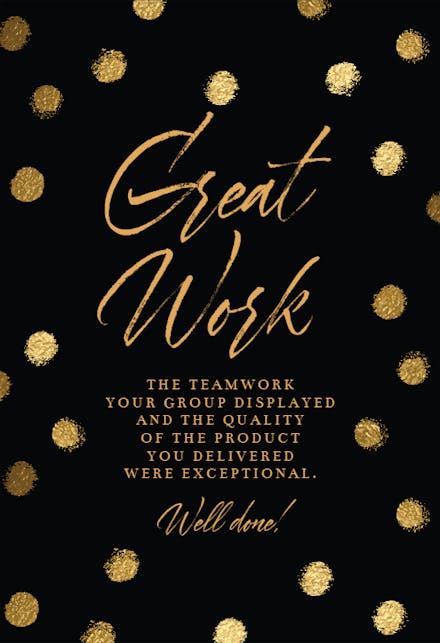 Spot the Sparkle - Congratulations Card