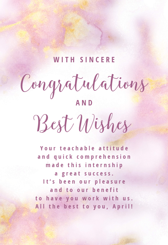 Watermark - Congratulations Card (Free) | Greetings Island